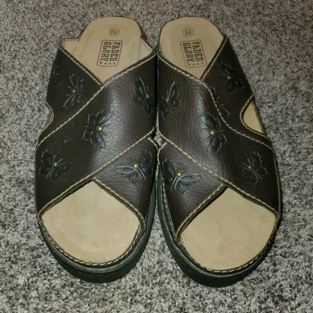 Vintage Faded Glory 90’s Y2K Platform Sandals